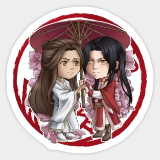 Xie Lian and San Lang Sticker